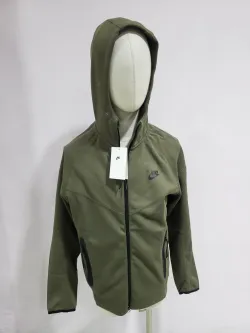 Nike Sportswear Tech Fleece Hoodie & Joggers Pant Set Black/Grey/Army Green/Khaki YZ FB7922 8002 review stockxkicks 02