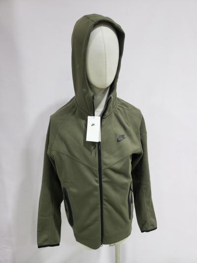 Nike Sportswear Tech Fleece Hoodie & Joggers Pant Set Black/Grey/Army Green/Khaki YZ FB7922 8002 review stockxkicks 01