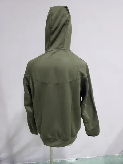 Nike Sportswear Tech Fleece Hoodie & Joggers Pant Set Black/Grey/Army Green/Khaki YZ FB7922 8002 review stockxkicks 03