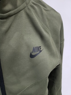 Nike Sportswear Tech Fleece Hoodie & Joggers Pant Set Black/Grey/Army Green/Khaki YZ FB7922 8002 review stockxkicks 03