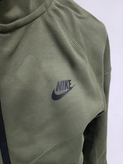 Nike Sportswear Tech Fleece Hoodie & Joggers Pant Set Black/Grey/Army Green/Khaki YZ FB7922 8002 review stockxkicks 02