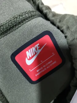 Nike Sportswear Tech Fleece Hoodie & Joggers Pant Set Black/Grey/Army Green/Khaki YZ FB7922 8002 review stockxkicks 05