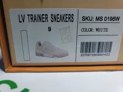 Louis Vuitton Trainer White Denim MS0241 review stockxkicks 01