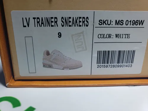 Louis Vuitton Trainer White Denim MS0241 review 