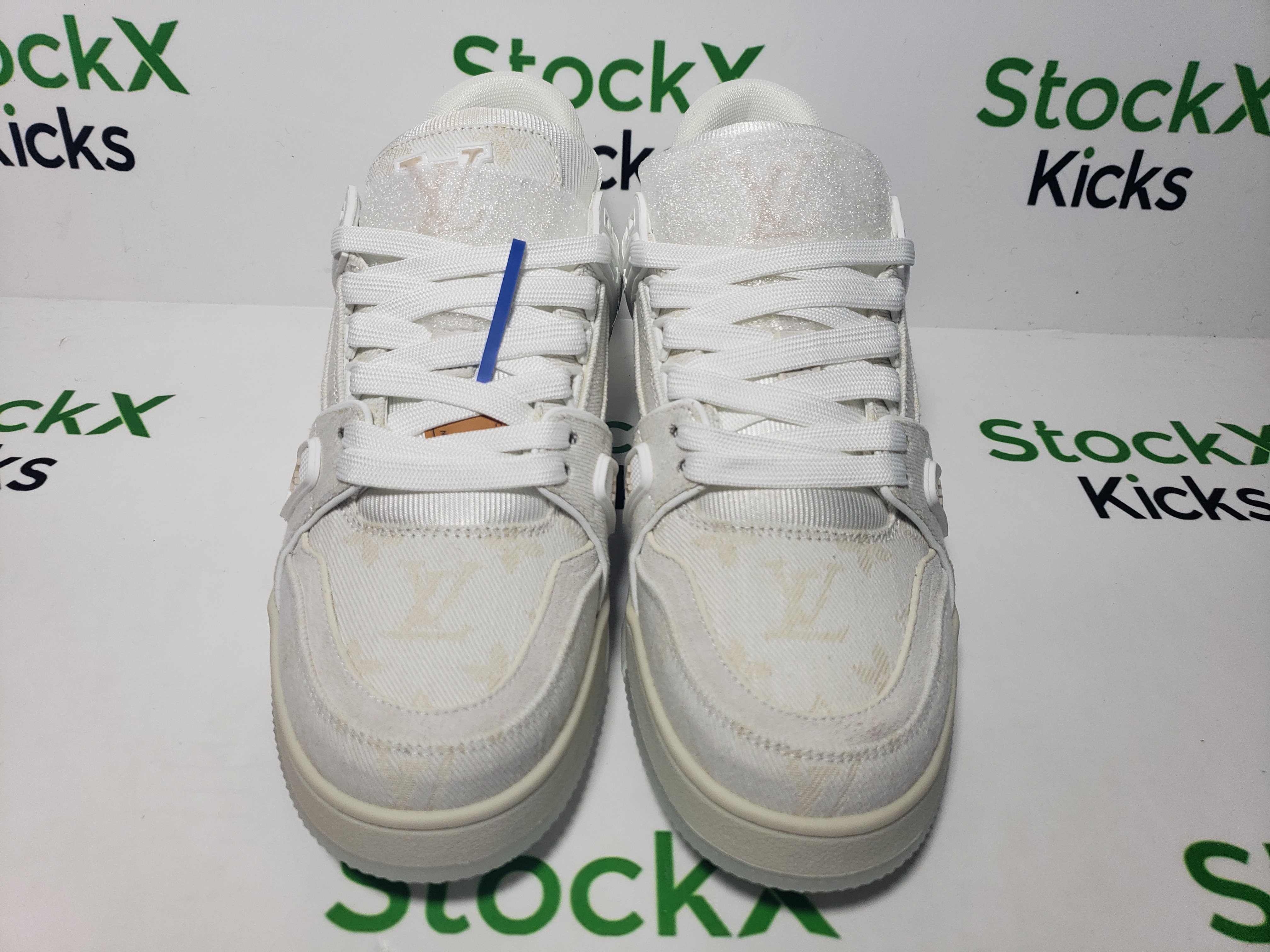 Louis Vuitton Trainer White Denim MS0241 review stockxkicks 01