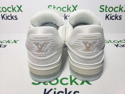 Louis Vuitton Trainer White Denim MS0241 review stockxkicks 02