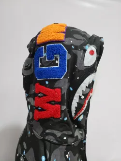 BAPE Space Camo Shark WGM Full-Zip Hoodie Black review stockxkicks 04