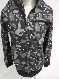 BAPE Space Camo Shark WGM Full-Zip Hoodie Black review stockxkicks 03