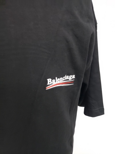 Balenciaga Coke Embroidered Short Sleeves Black CKP120 review stockxkicks 02