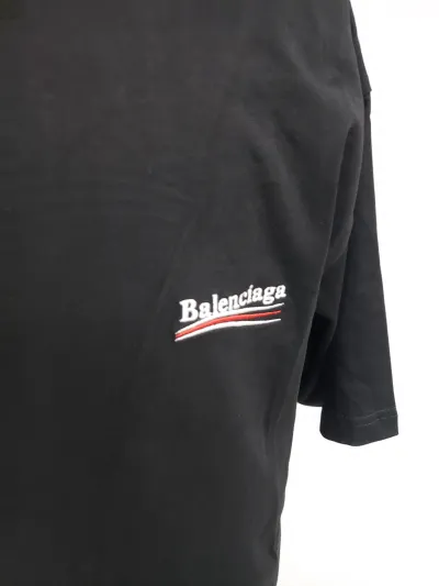 Balenciaga Coke Embroidered Short Sleeves Black CKP120 review stockxkicks 02