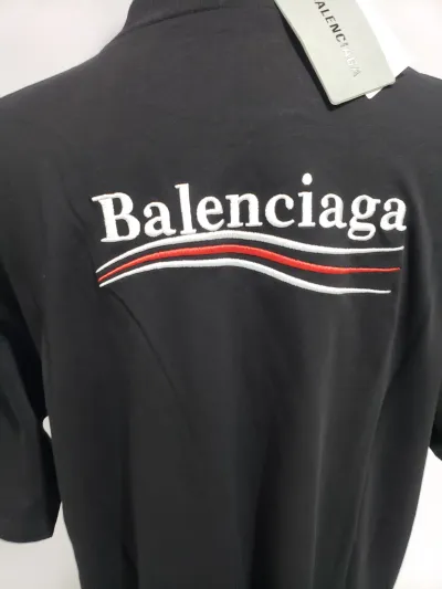 Balenciaga Coke Embroidered Short Sleeves Black CKP120 review stockxkicks 04