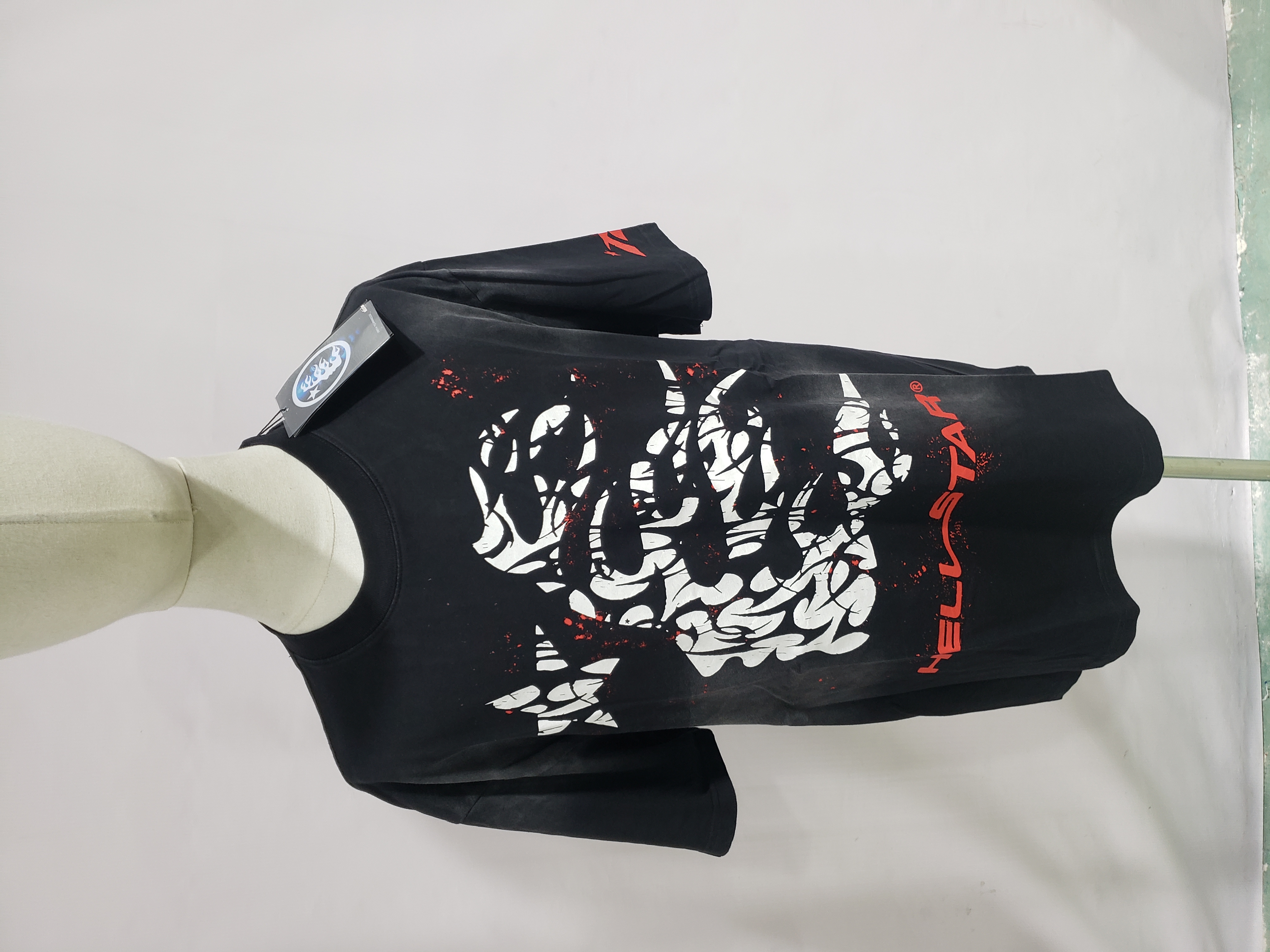 Hellstar T-Shirt Washed Black (NFC) EG692 review Stockxkicks 01