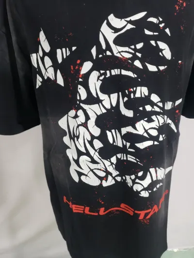Hellstar T-Shirt Washed Black (NFC) EG692 review Stockxkicks 02