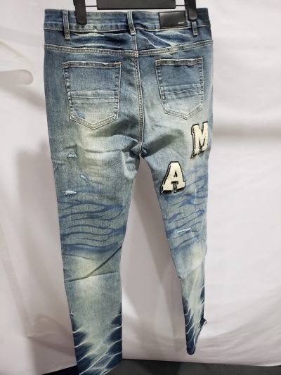 AMIRI Blue Varsity Jeans review Stockxkicks 04