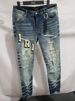 AMIRI Blue Varsity Jeans review Stockxkicks 02