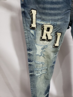 AMIRI Blue Varsity Jeans review Stockxkicks 03