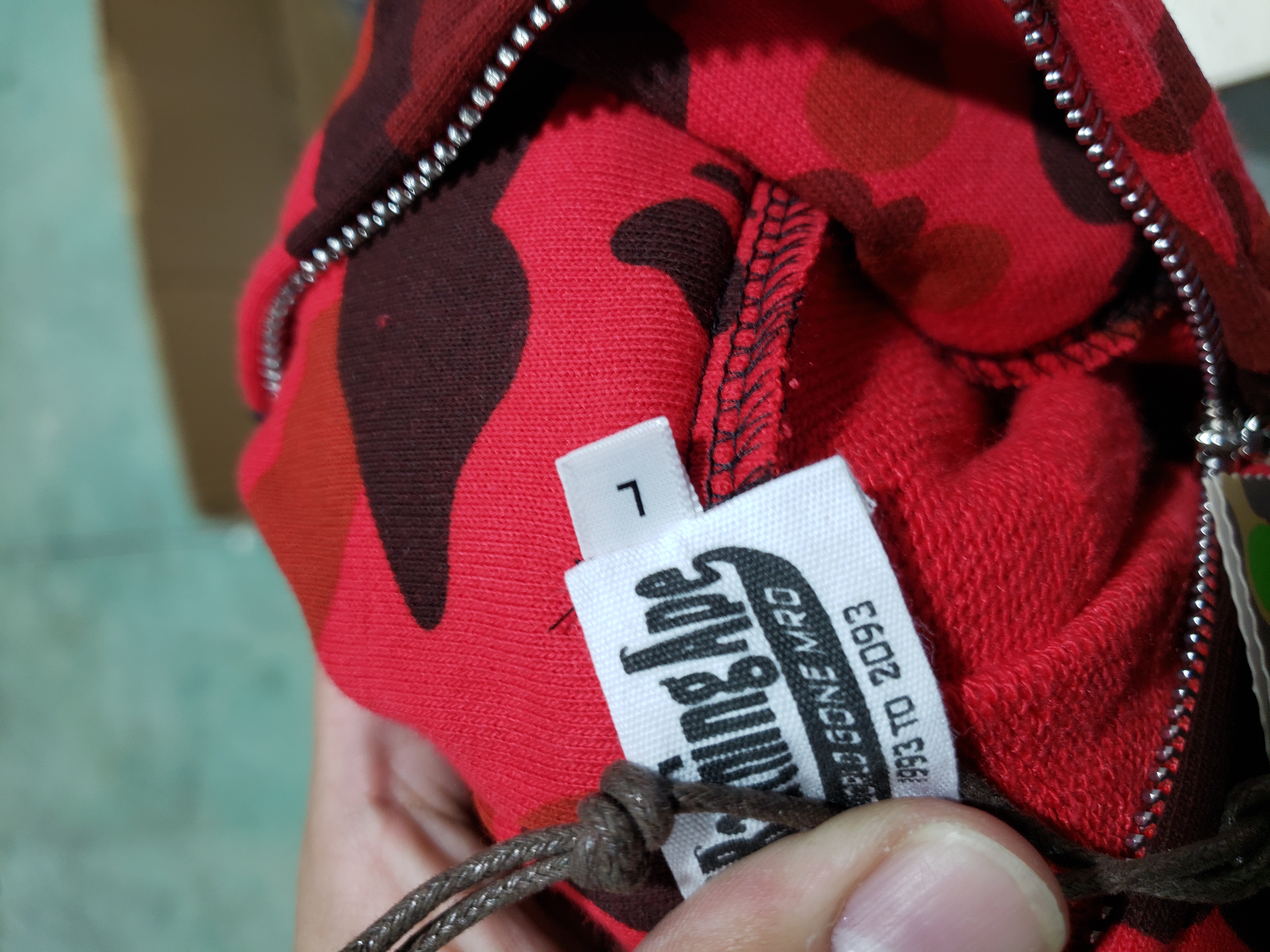 BAPE Color Camo Shark Zip Hoodie Red 4580793322511 review Stockxkicks 00