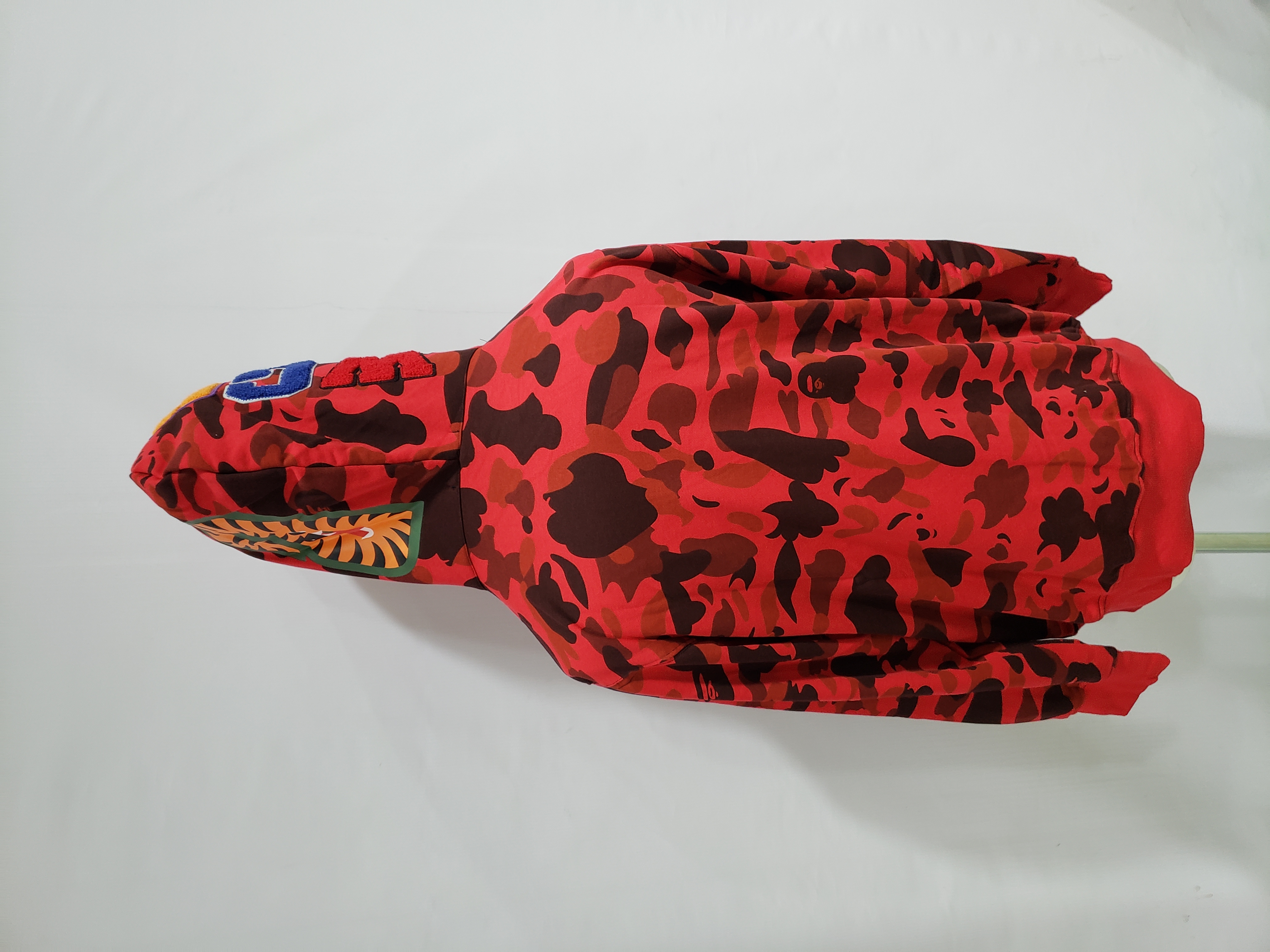 BAPE Color Camo Shark Zip Hoodie Red 4580793322511 review Stockxkicks 04