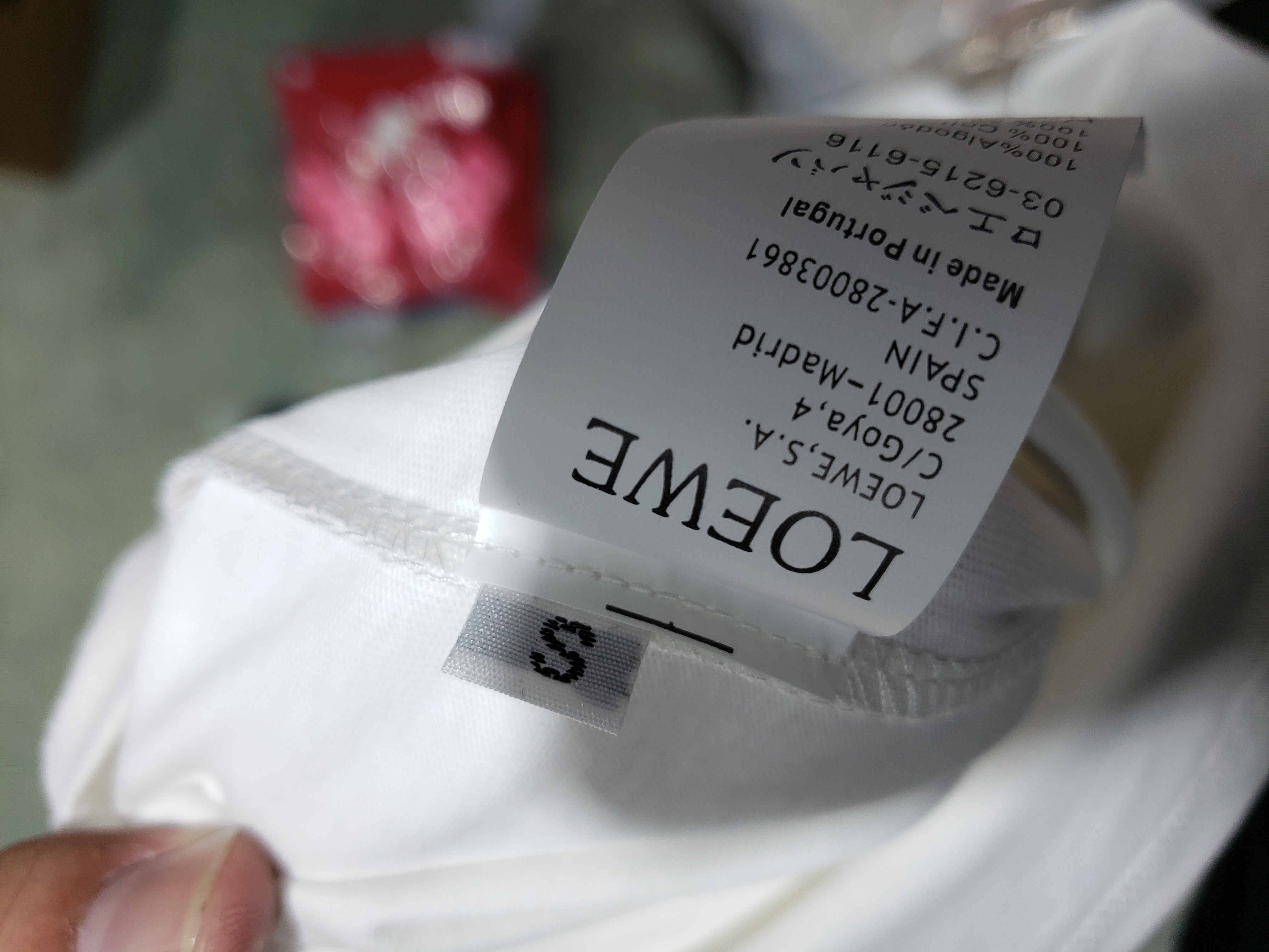 Loewe 24ss Hot diamond Four-Leaf Clover T-Shirt White review Stockxkicks 00