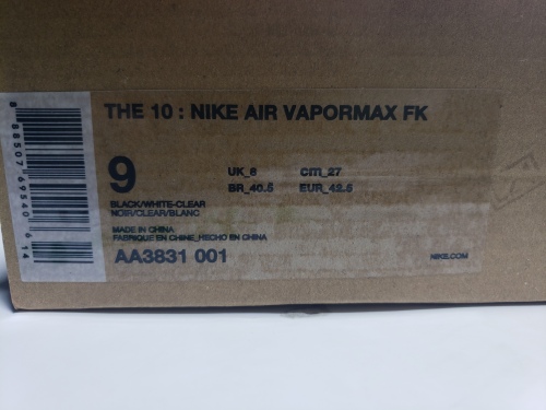 PK God Batch Air Max Nike Air Vapor Max Off-White AA3831-001 review 