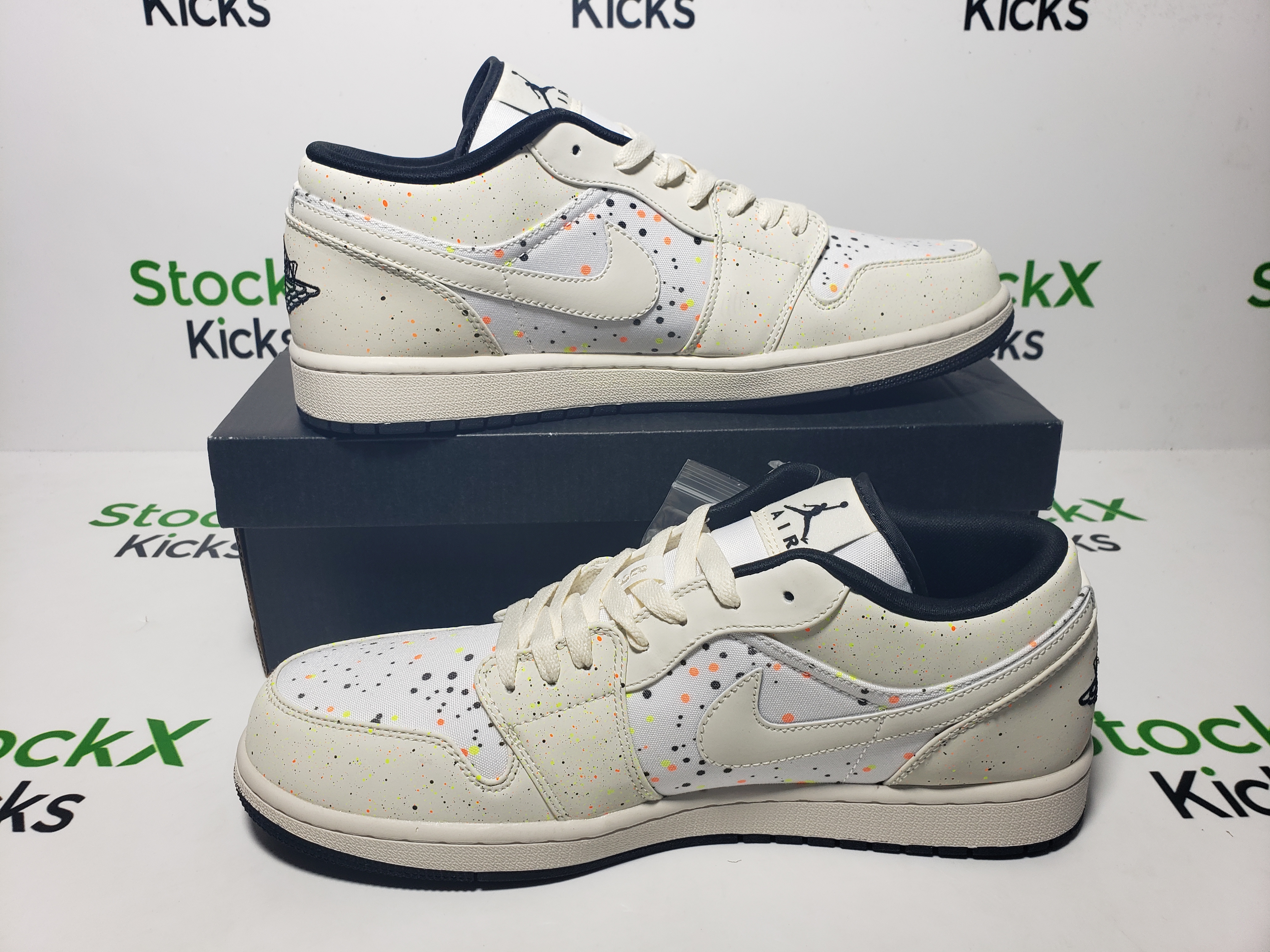 LJR Batch Air Jordan 1 Low SE Paint Splatter (GS) DH3295-100 review Stockxkicks 06