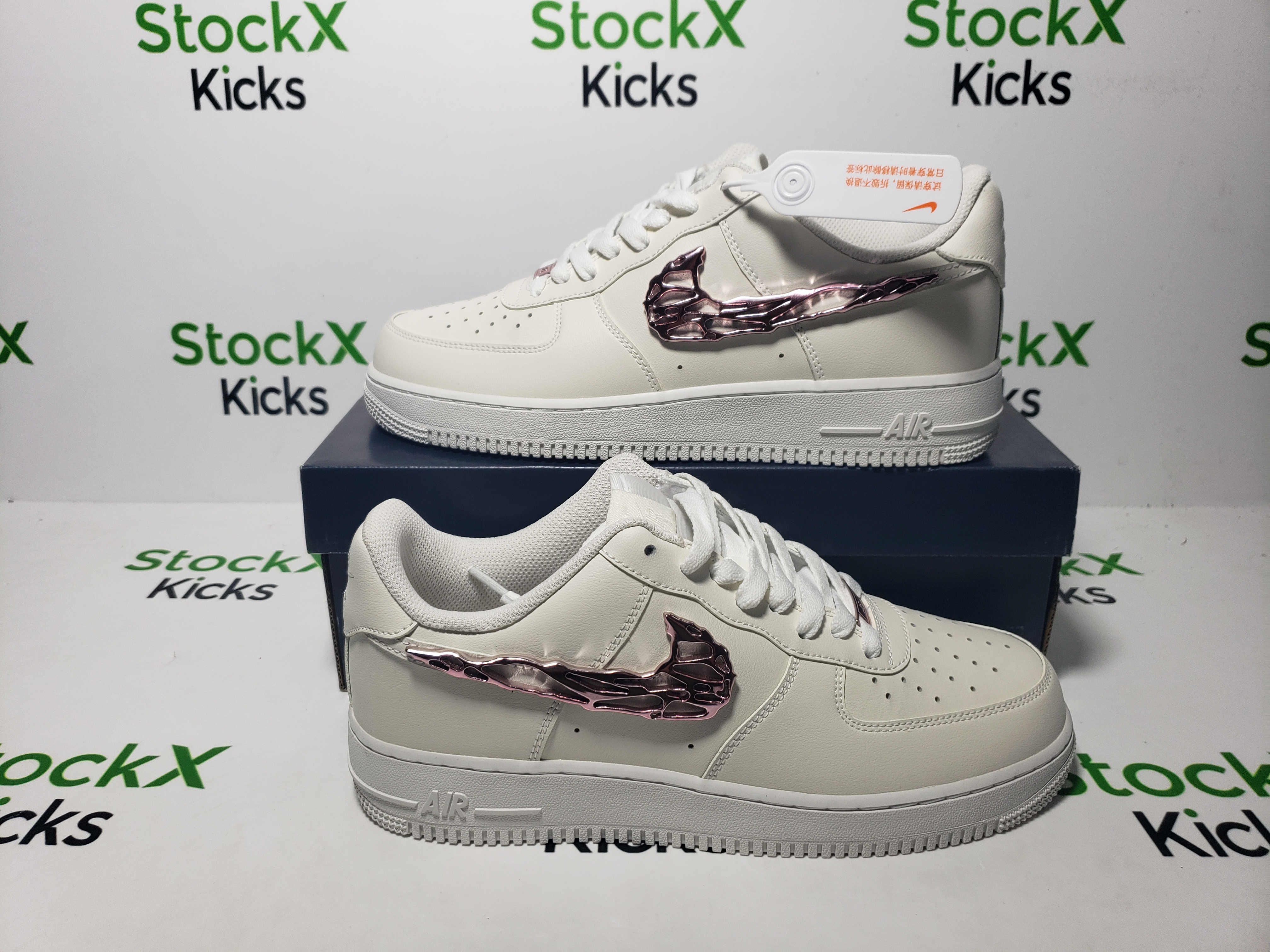 LJR Batch Nike Air Force 1 '07 LX 'Molten Metal Swoosh Pack Pink'  IF1686-161 review Stockxkicks 05