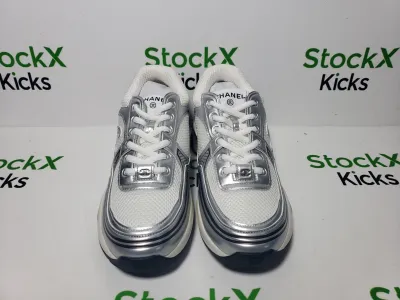 Chanel CC Logo Sneaker Black Silver review Stockxkicks 01