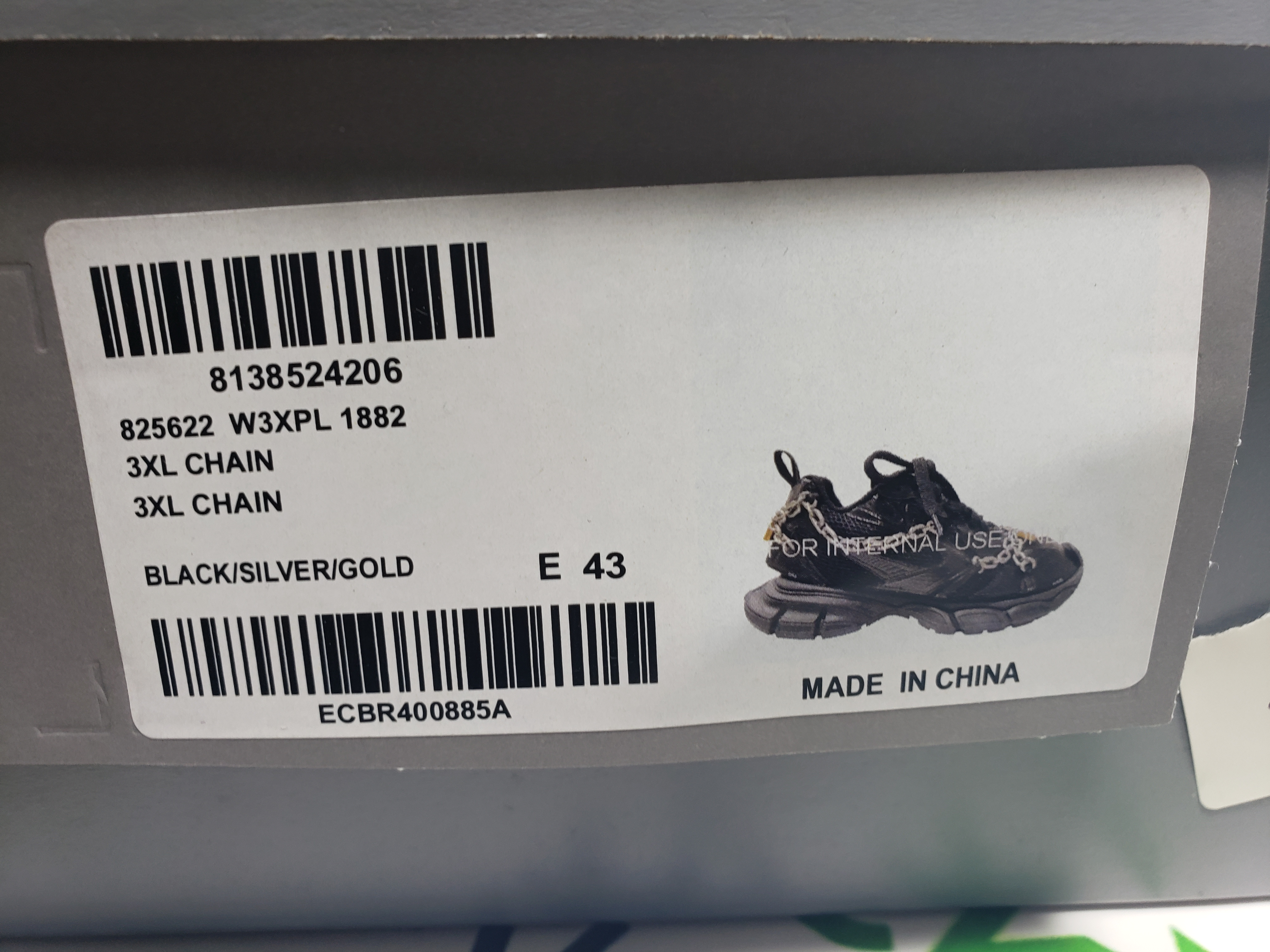 Balenciaga 3XL Sneaker Chain Black 825622W3XPL1882 review Stockxkicks 00
