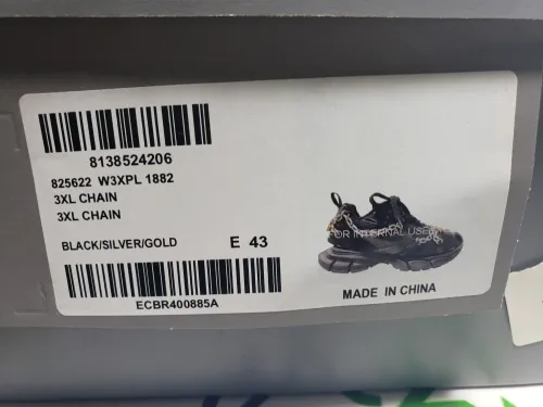 Balenciaga 3XL Sneaker Chain Black 825622W3XPL1882 review 
