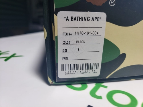 A Bathing Ape Bape Sta Black Suede 1H70-191-004 review 