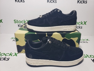 A Bathing Ape Bape Sta Black Suede 1H70-191-004 review Stockxkicks 05