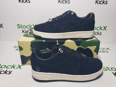 A Bathing Ape Bape Sta Black Suede 1H70-191-004 review Stockxkicks 05