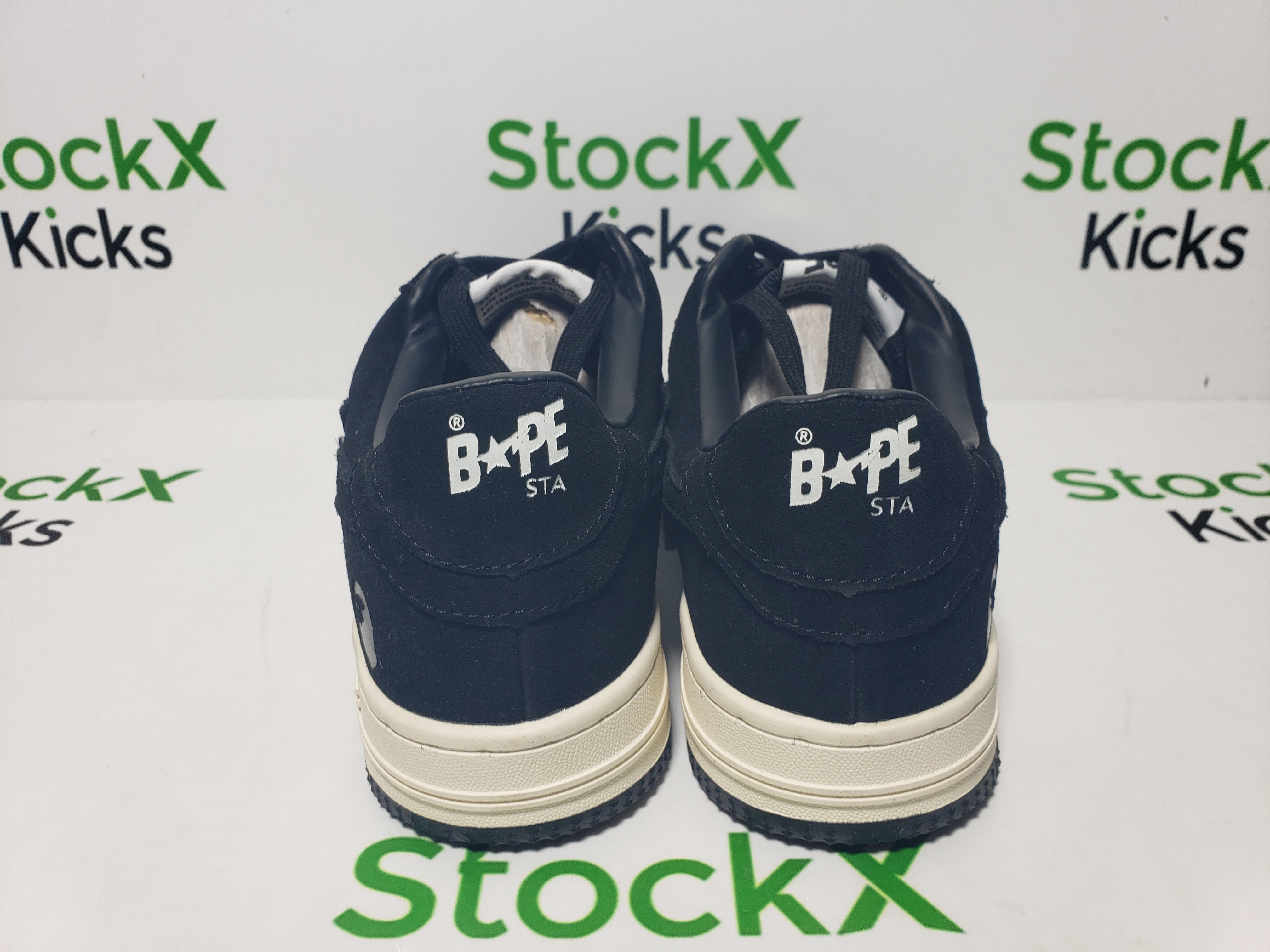 A Bathing Ape Bape Sta Black Suede 1H70-191-004 review Stockxkicks 02