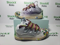 Gallery Dept. x Lanvin Printed Curb Sneakers White PB FM-SKRK11-DRGD-E21 review Stockxkicks 06