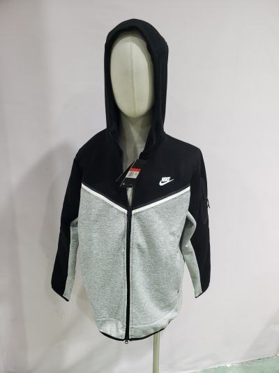 Nike Sportswear Tech Fleece Windrunner Full Zip Hoodie & Joggers Set Black/Dark Grey Heather/White YZ 1005-CU4489 review Stockxkicks 00