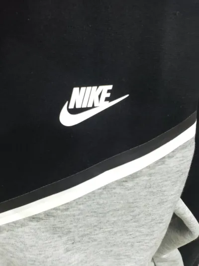 Nike Sportswear Tech Fleece Windrunner Full Zip Hoodie & Joggers Set Black/Dark Grey Heather/White YZ 1005-CU4489 review Stockxkicks 01
