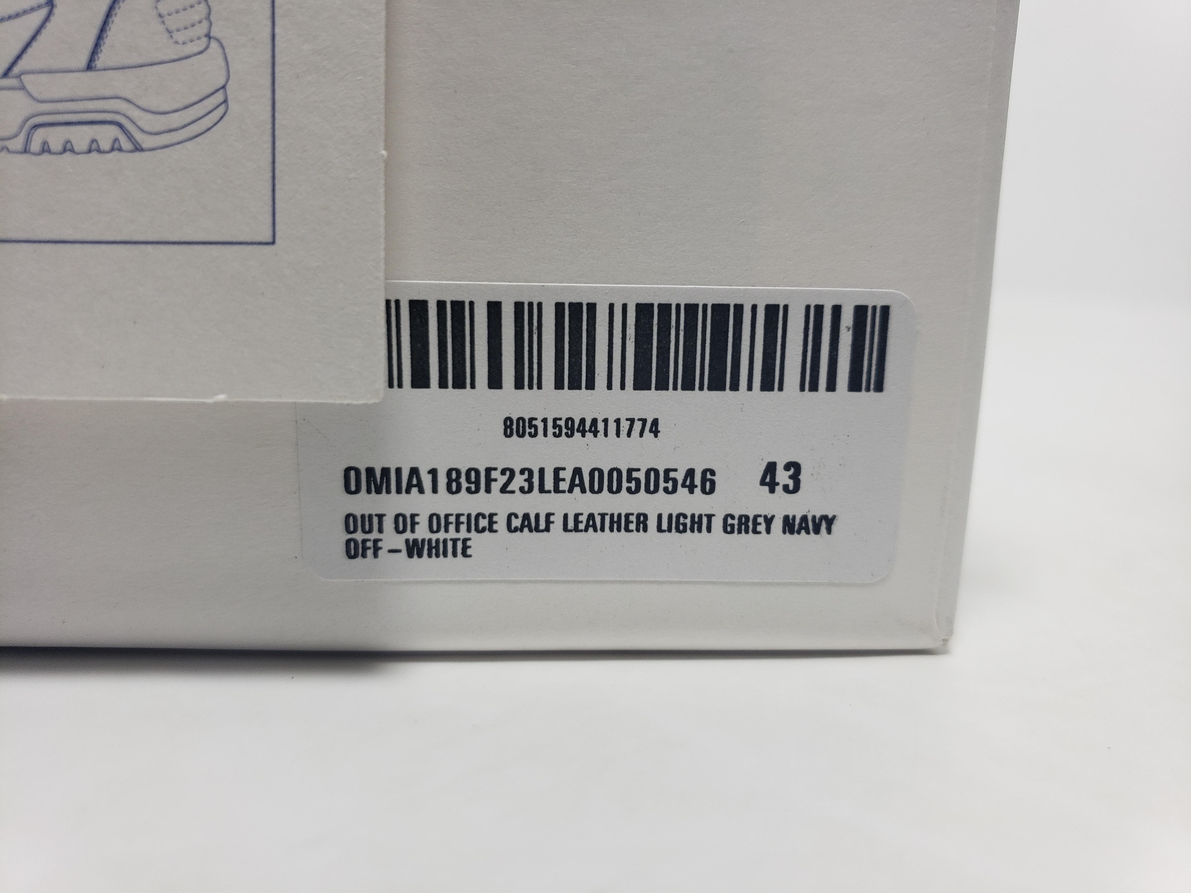 PK God Batch OFF-WHITE Out Of Office OOO Low Tops White and Blue Tail OMIA189F 23LEA005 0546 review Stockxkicks 00