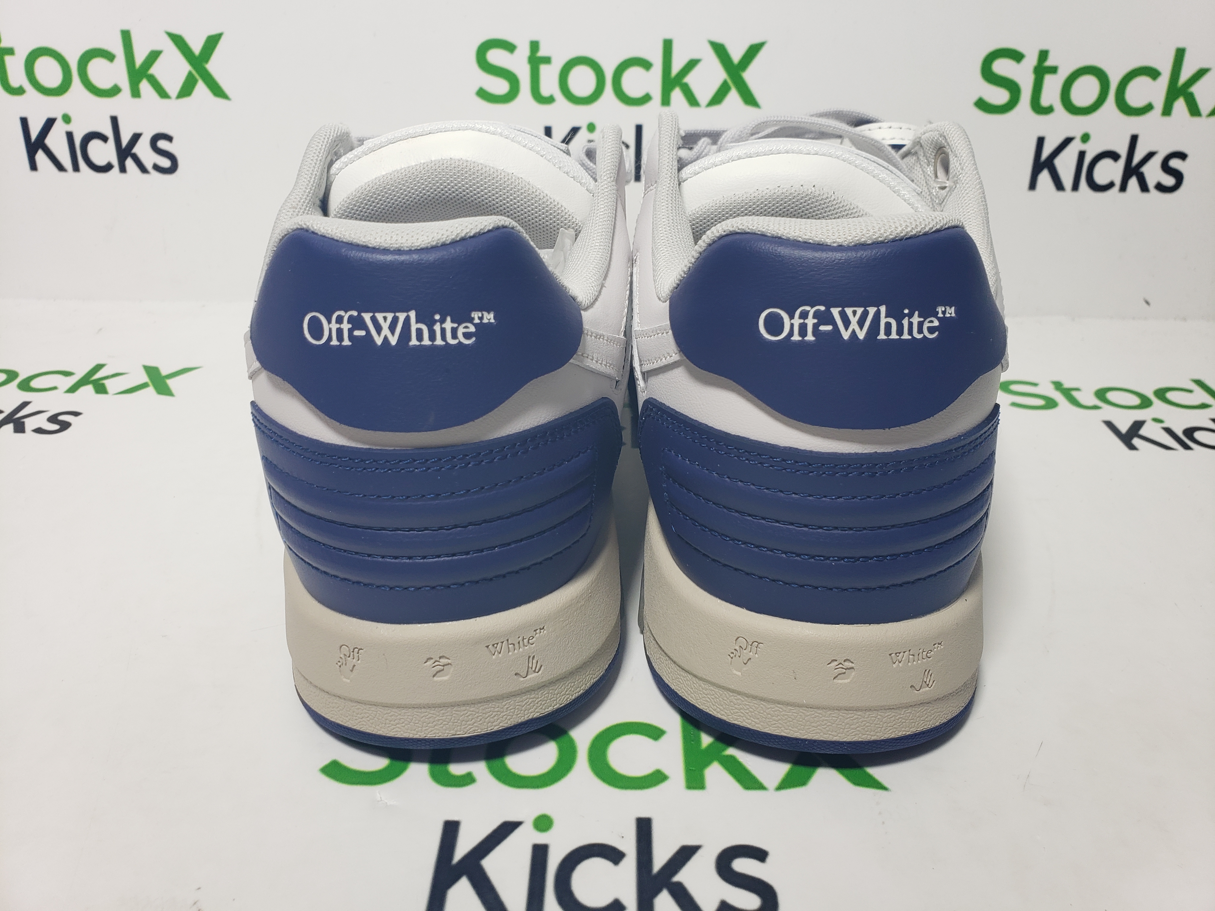 PK God Batch OFF-WHITE Out Of Office OOO Low Tops White and Blue Tail OMIA189F 23LEA005 0546 review Stockxkicks 02