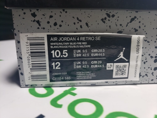Special offer Batch Air Jordan 4 Retro What The CI1184-146 review 