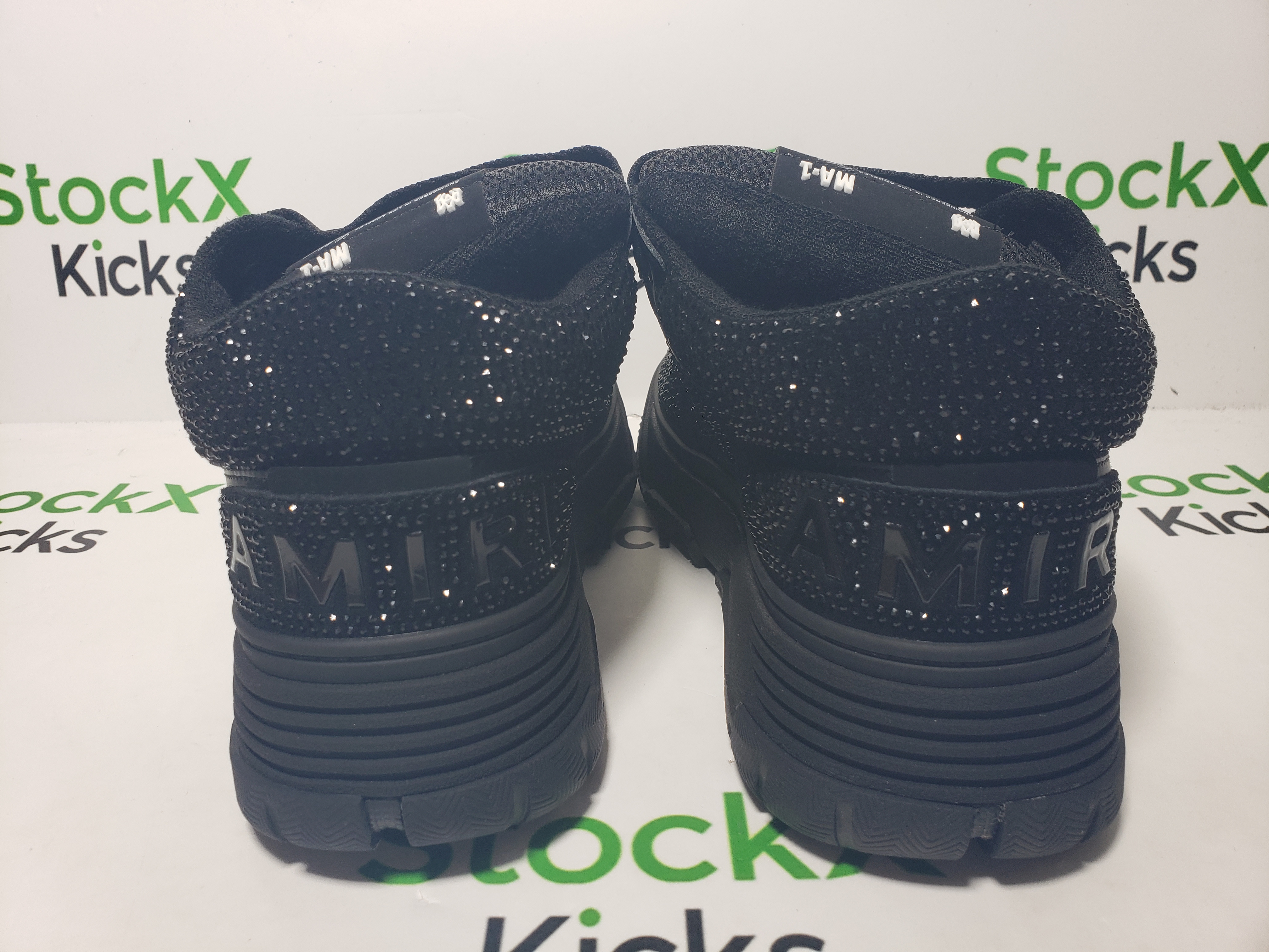 Amiri MA-1 Sneakers Vlack Diamond review Stockxkicks 02