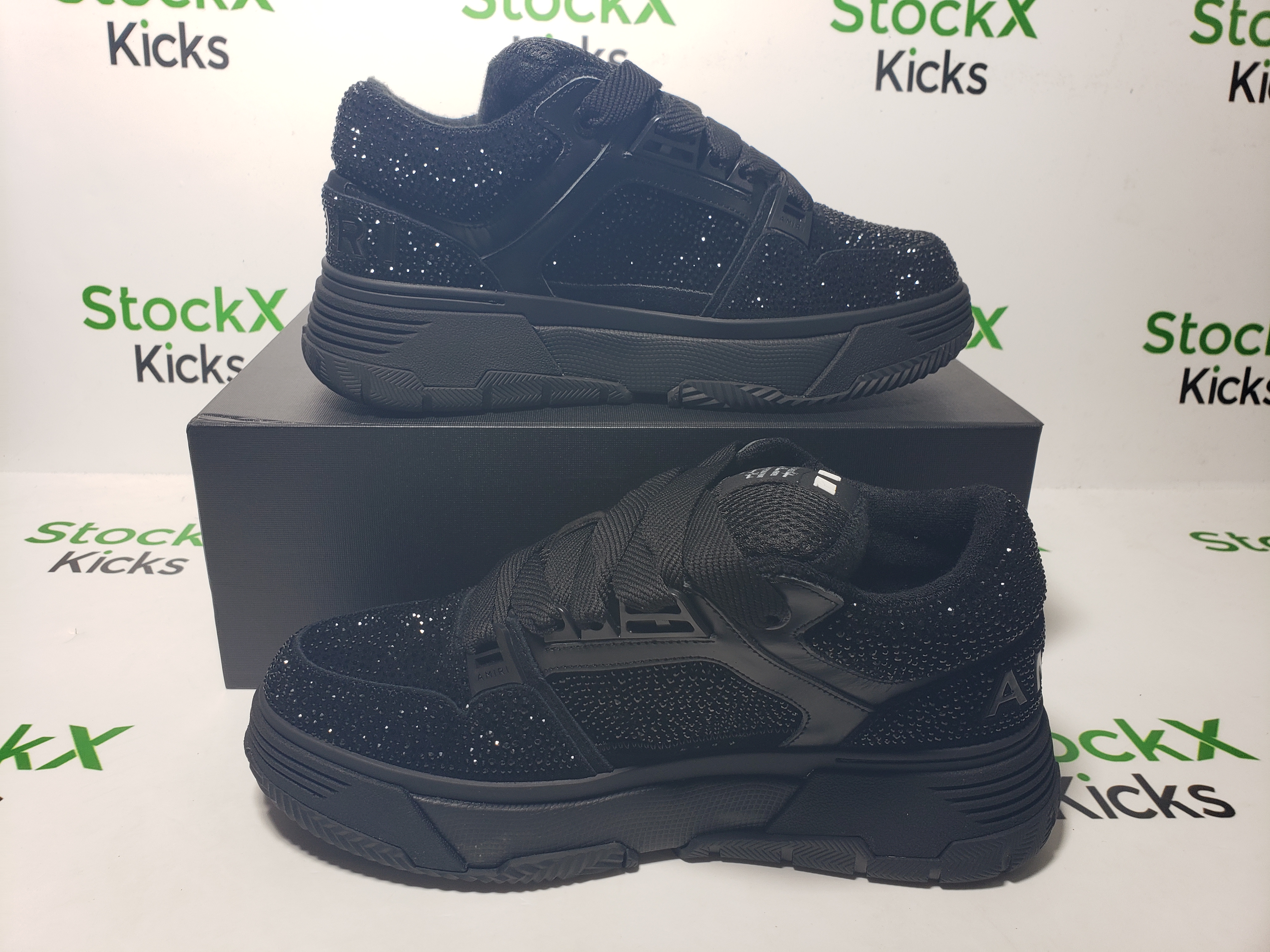 Amiri MA-1 Sneakers Vlack Diamond review Stockxkicks 06