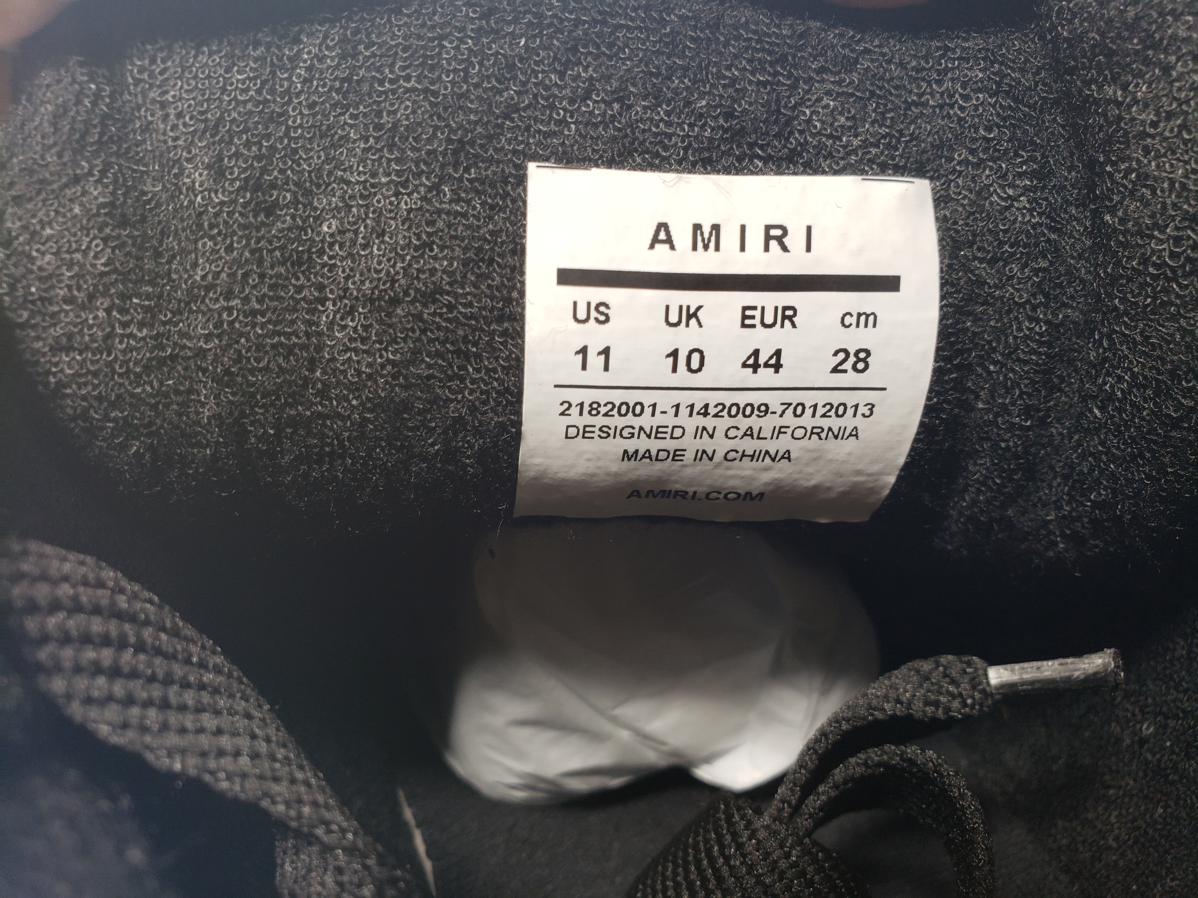 Amiri MA-1 Sneakers Vlack Diamond review Stockxkicks 03