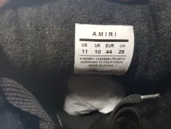 Amiri MA-1 Sneakers Vlack Diamond review Stockxkicks 04