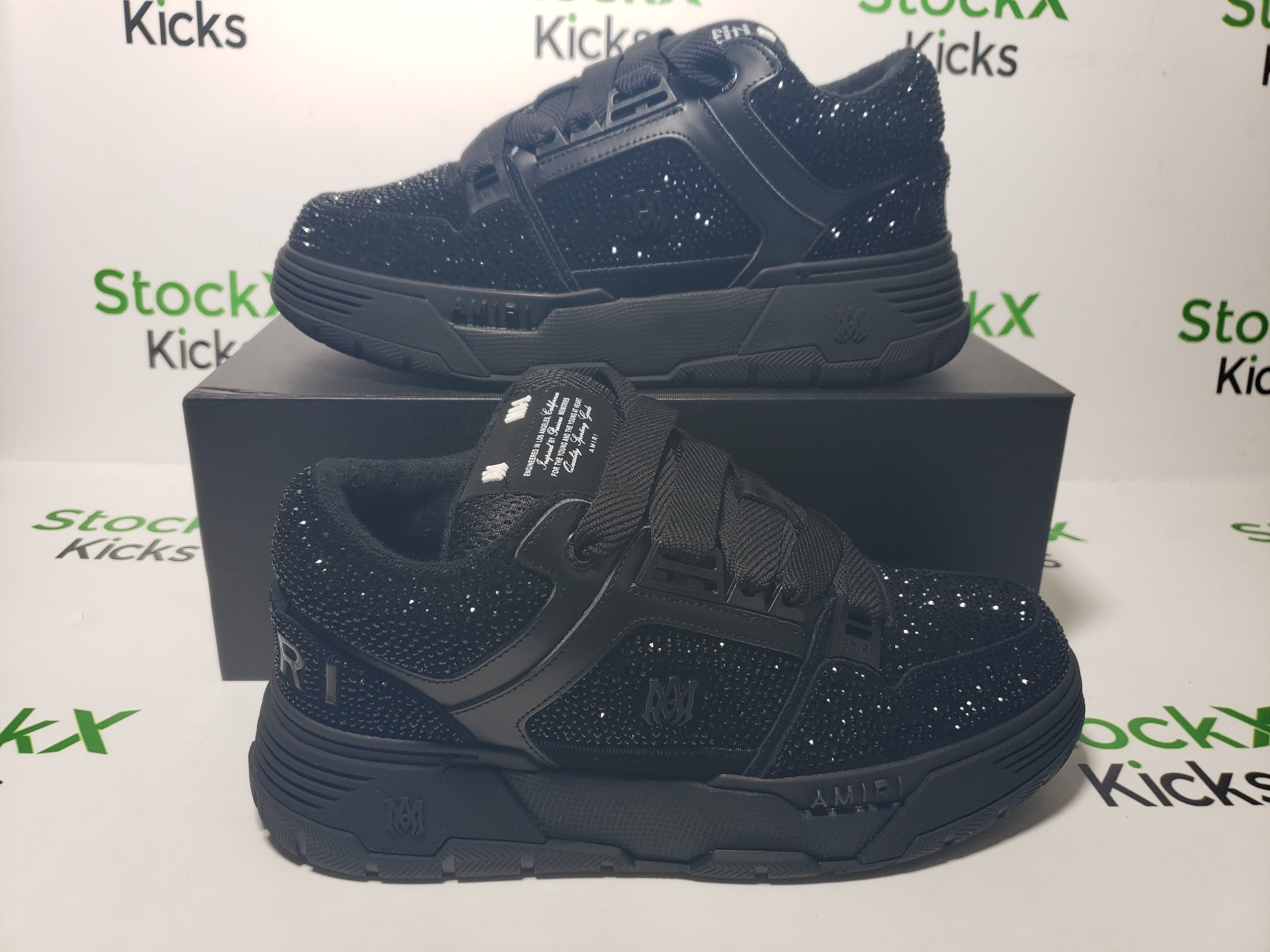 Amiri MA-1 Sneakers Vlack Diamond review Stockxkicks 05