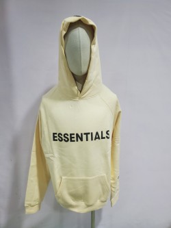 Fear Of God Essentials Pullover Hoodie Applique Logo Buttercream review Stockxkicks 02