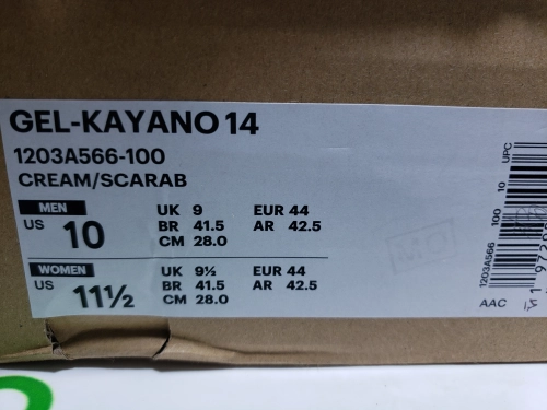 ASICS Gel-Kayano 14 Kith Cream Scarab 1203A566-100 review 
