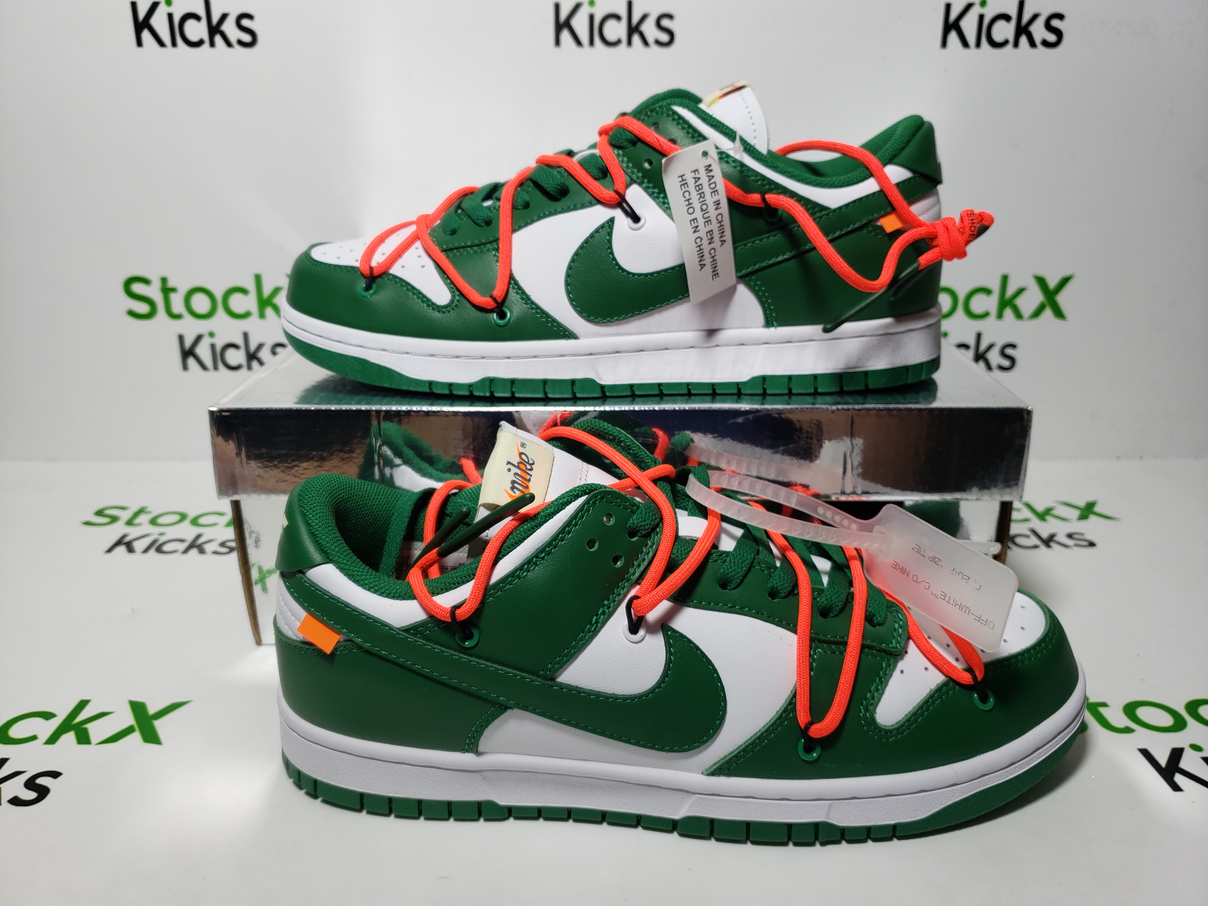 LJR Batch Nike Dunk Low Off-White Pine Green CT0856-100 review Stockxkicks 05