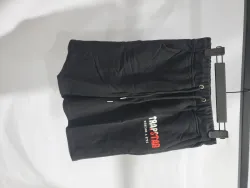 Trapstar Chenille Decoded Short Set Black/Red review Stockxkicks 06