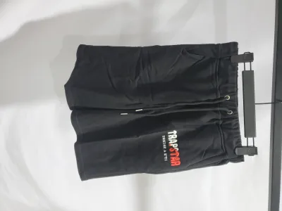 Trapstar Chenille Decoded Short Set Black/Red review Stockxkicks 05
