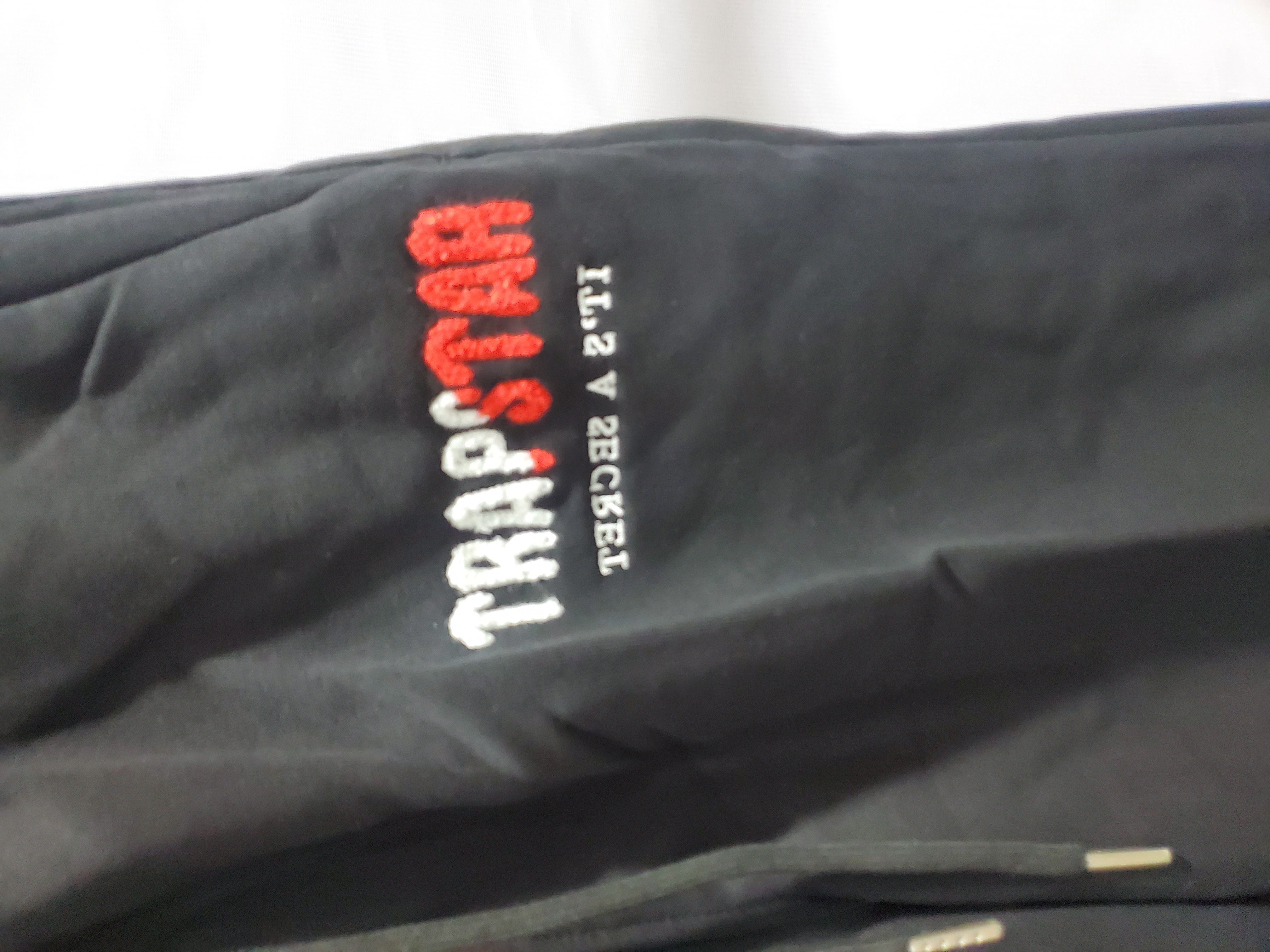 Trapstar Chenille Decoded Short Set Black/Red review Stockxkicks 06